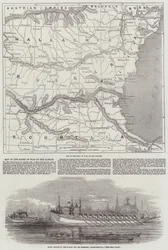 Map of the Scene of War on the Danube
